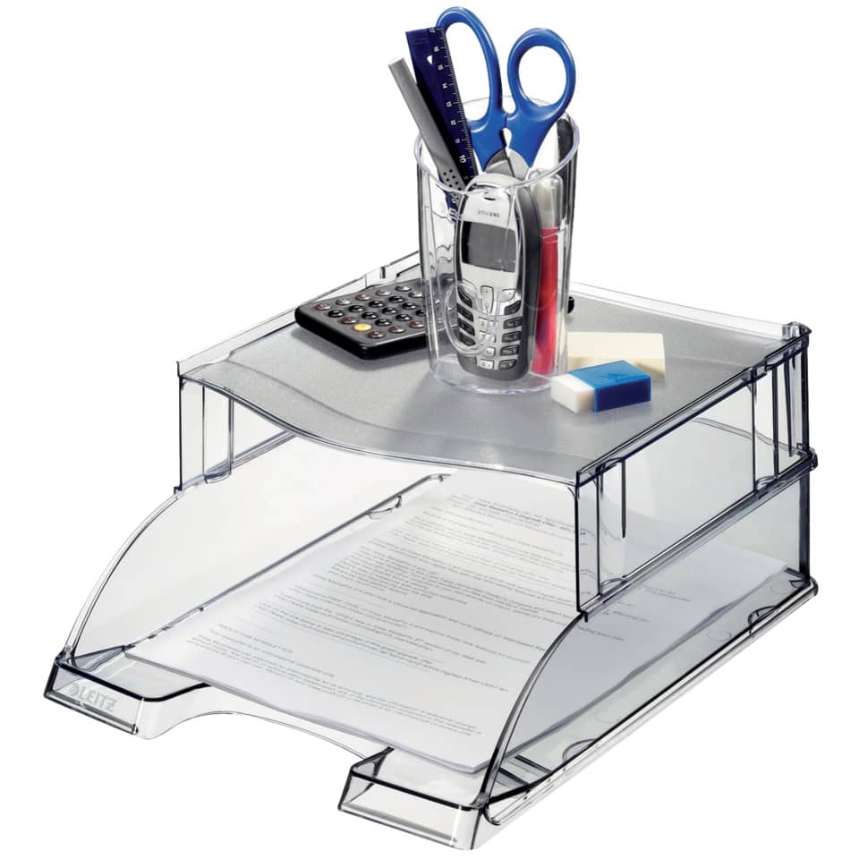 Schreibtisch-Organizer, Aktenordner-Organizer, Transparent, Tisch-Organizer, Schreibtisch-Zubehör