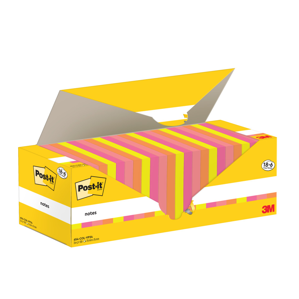Post-it Notizen, Klebepunkte, Notizset, Bunt, Schreibwaren