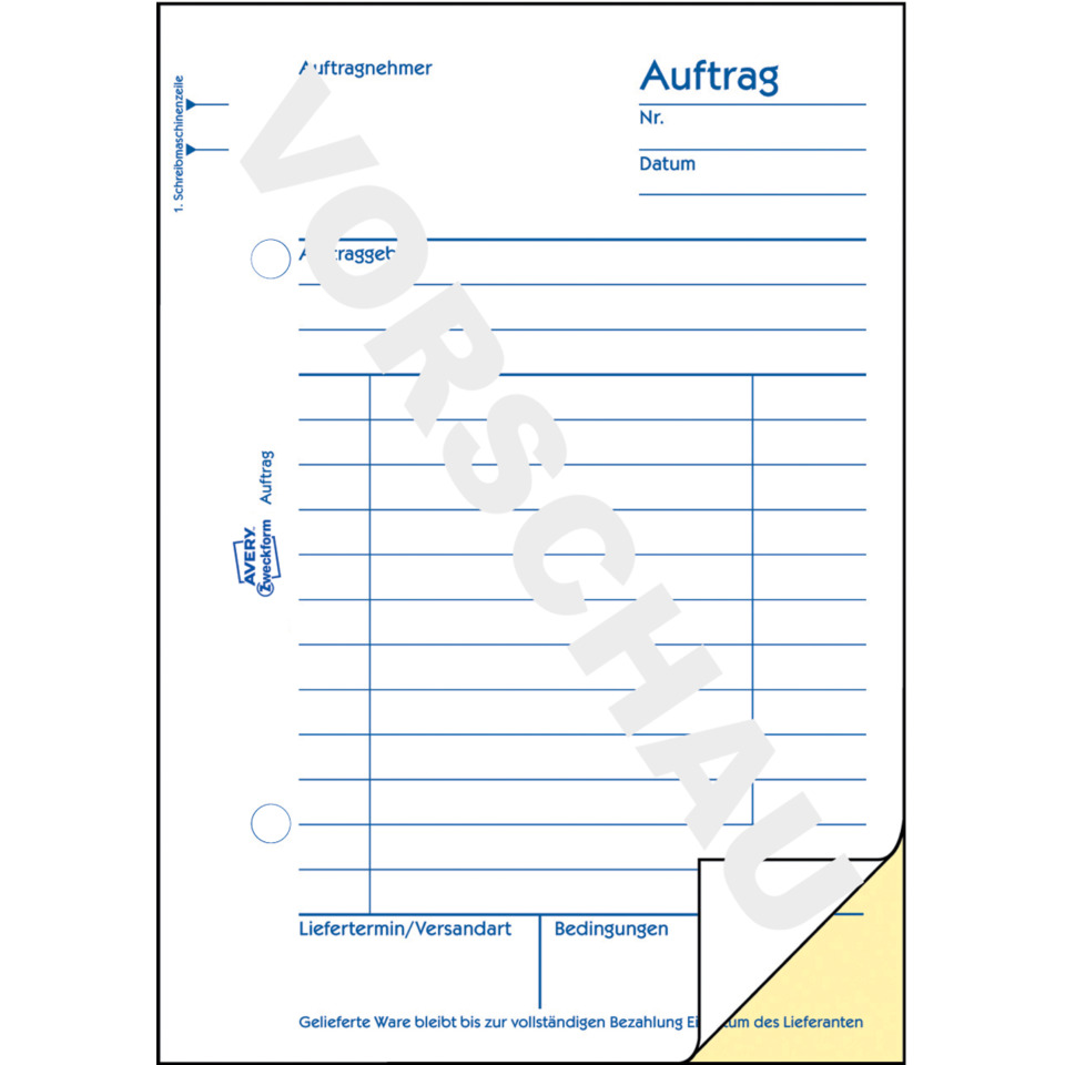 auftrag, formular, auftragsschein, lieferung, papier