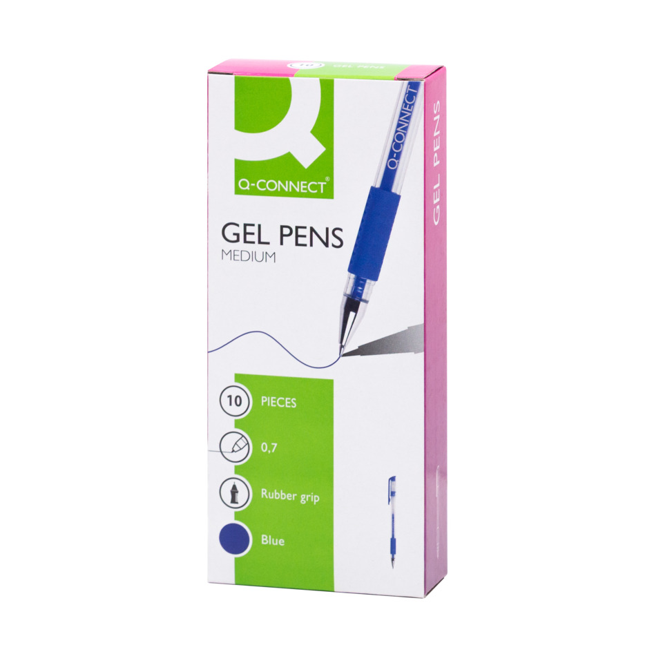 Gelstifte, Medien, Kunstbedarf, Blau, 10 Stück