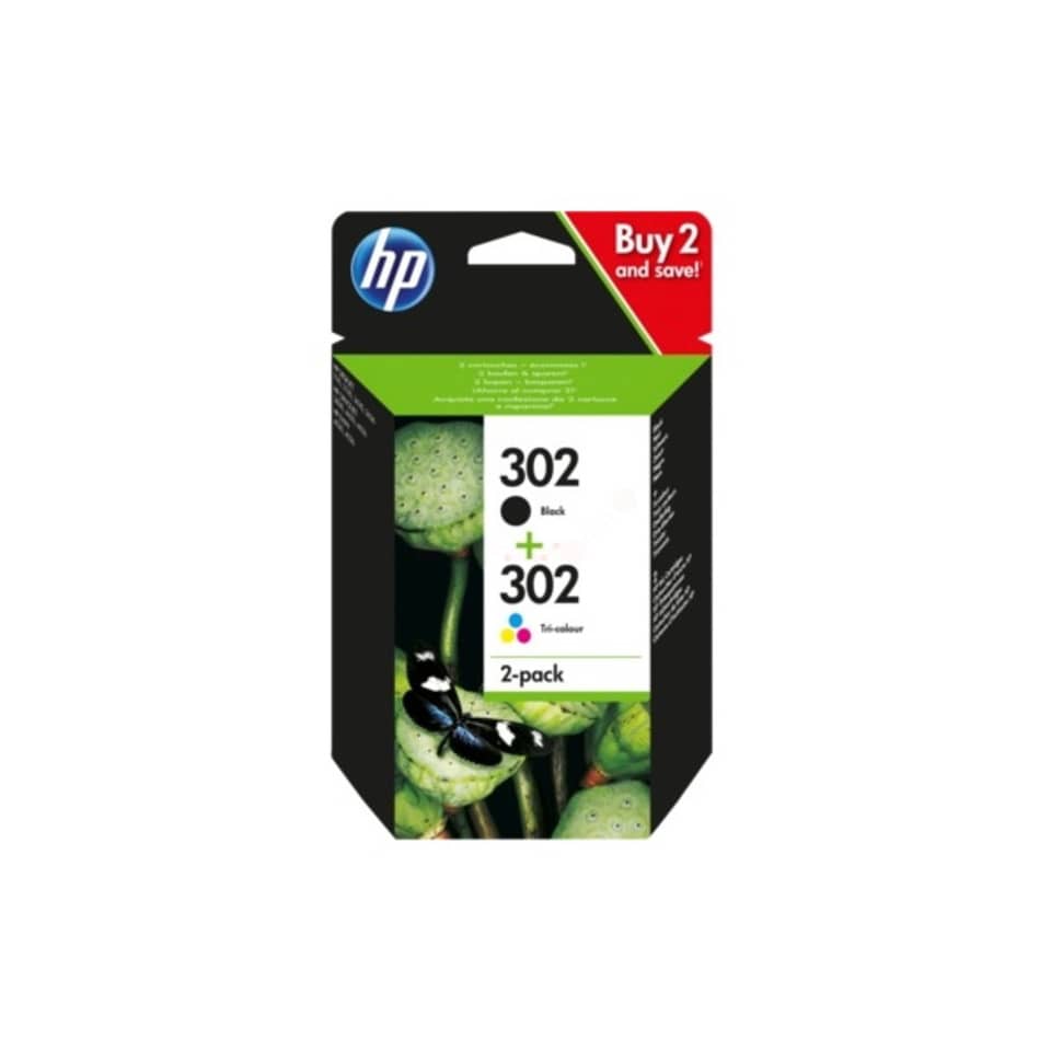 Tintenpatronen, HP, 2er-Pack, Schwarz, Farben