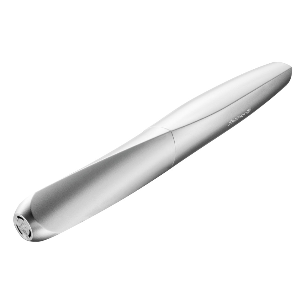 Kugelschreiber, Stift, Metall, silber, Kappe