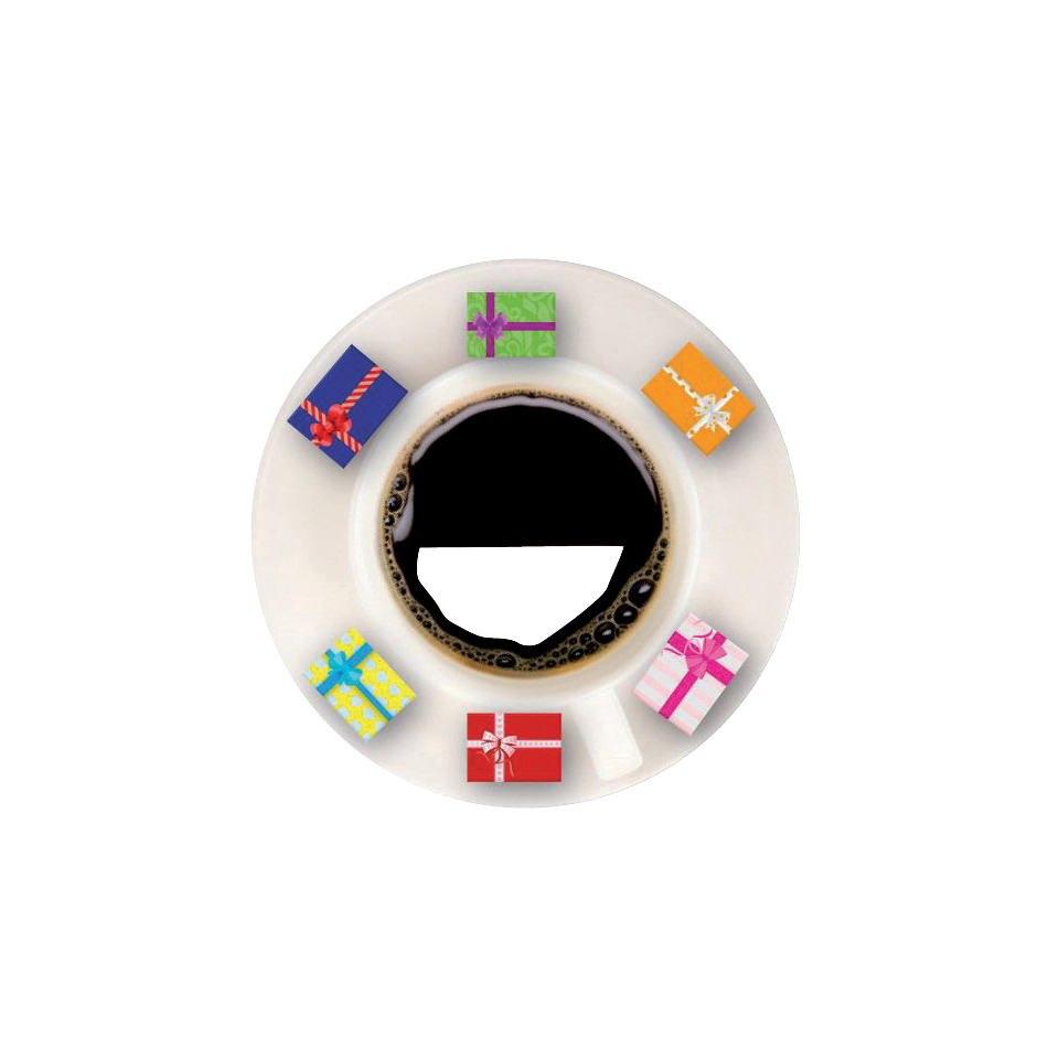 Kaffee, Tasse, schwarzer Kaffee, Espresso, kleine Geschenke, Präsente, Geschenkboxen um Tasse