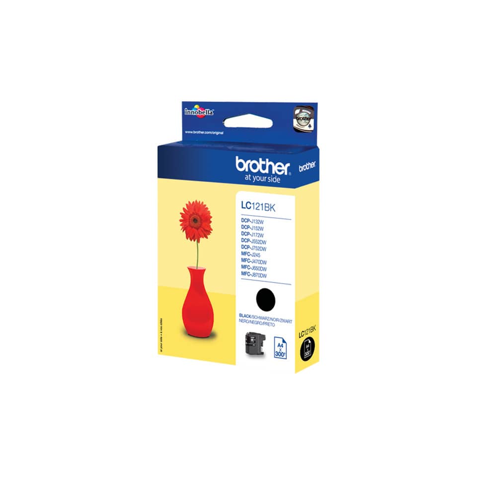 Tintenpatrone, Lasertinte, Braun, Druckerpatrone, LC121BK