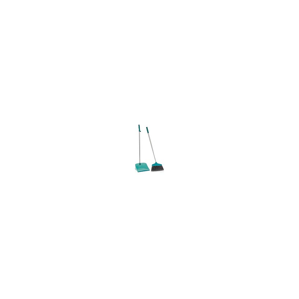 Kinder-Reinigungsset, Besen und Schaufel, Küchenreinigung, Teal-Grün, Kompakt-Set