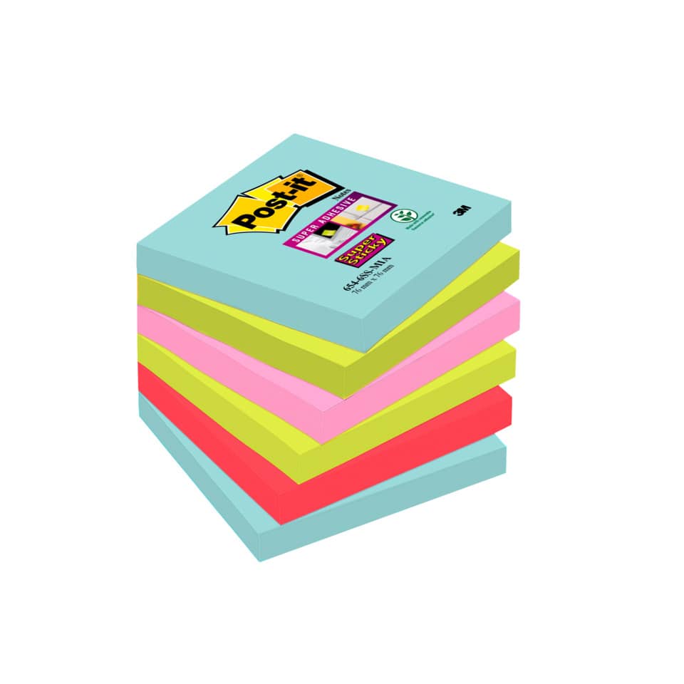 Post-it Zettel, Notizblöcke, Sticky Notes, Klebezettel, bunte Blöcke