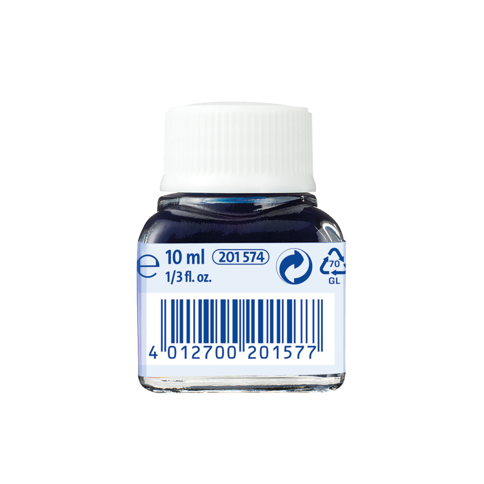Tinte, Tintenfläschchen, Barcode, Fläschchen, Inhalt 10 ml