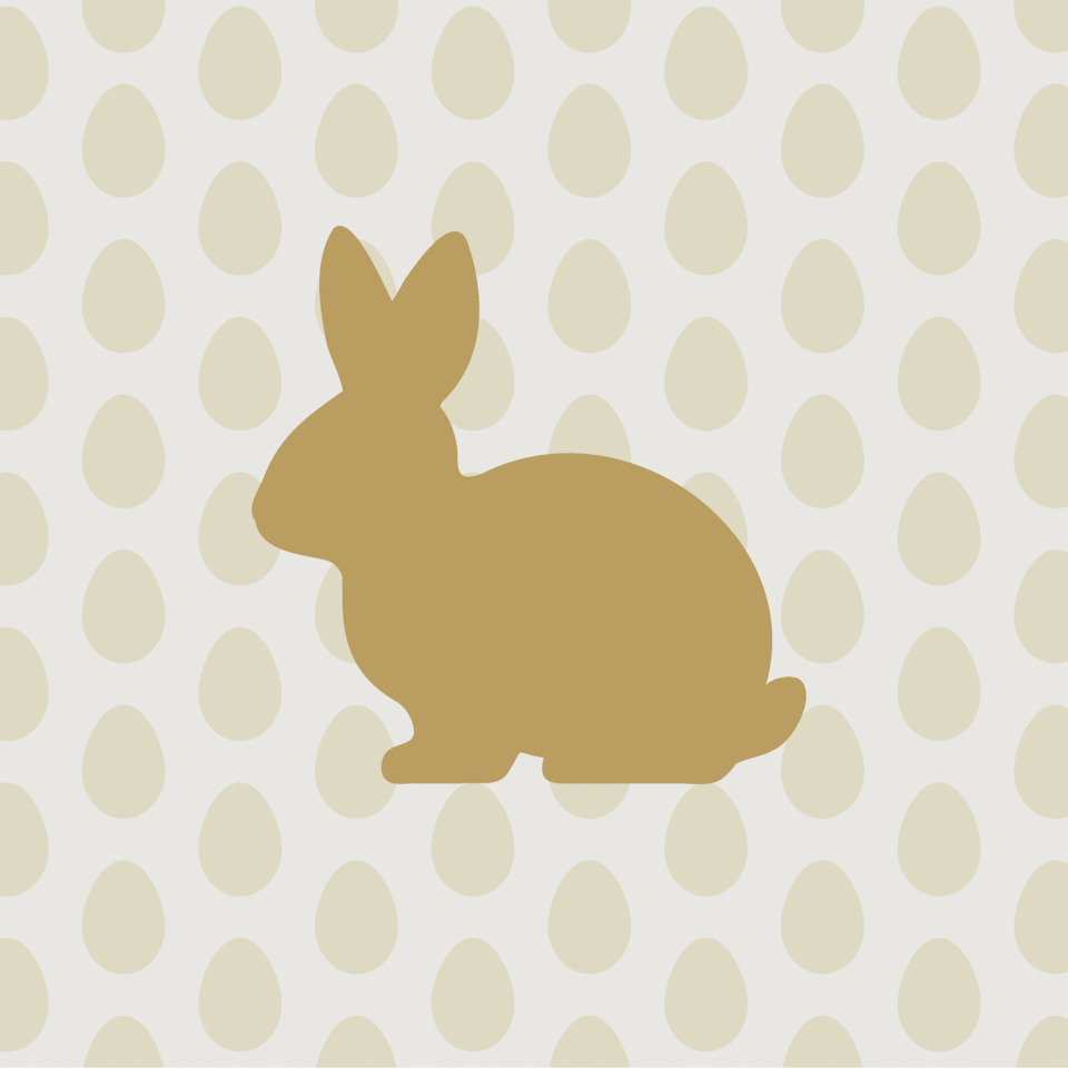 Hase, Hase-Icon, Häschen, Tier-Silhouette, Pattern