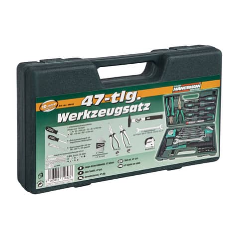 Werkzeugkoffer, 47-teilig MANNESMANN M29032