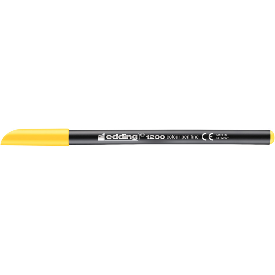 Faserschreiber 1200, 1mm, Rundspitze, gelb EDDING 41200005