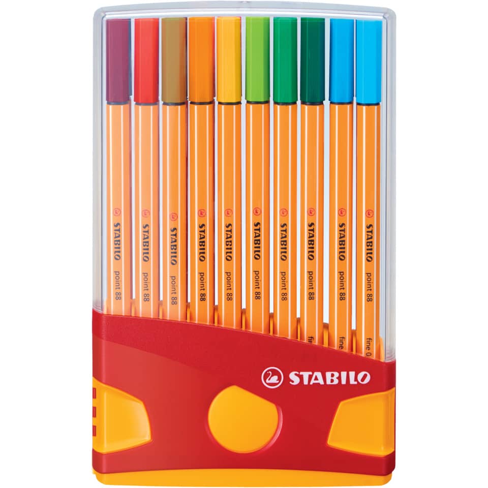 Fineliner point 88® ColorParade, Box mit 20 Stiften STABILO 8820-03