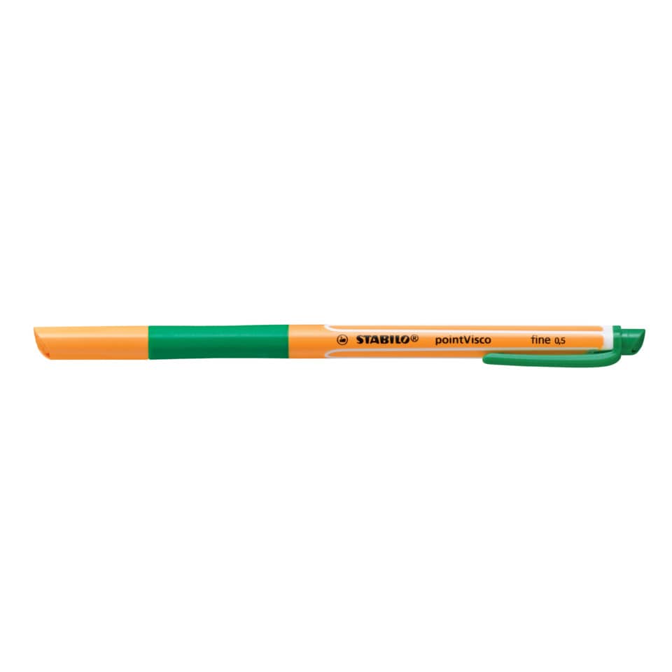 Kugelschreiber, Stift, Gelpip, orange/grün, TipPen