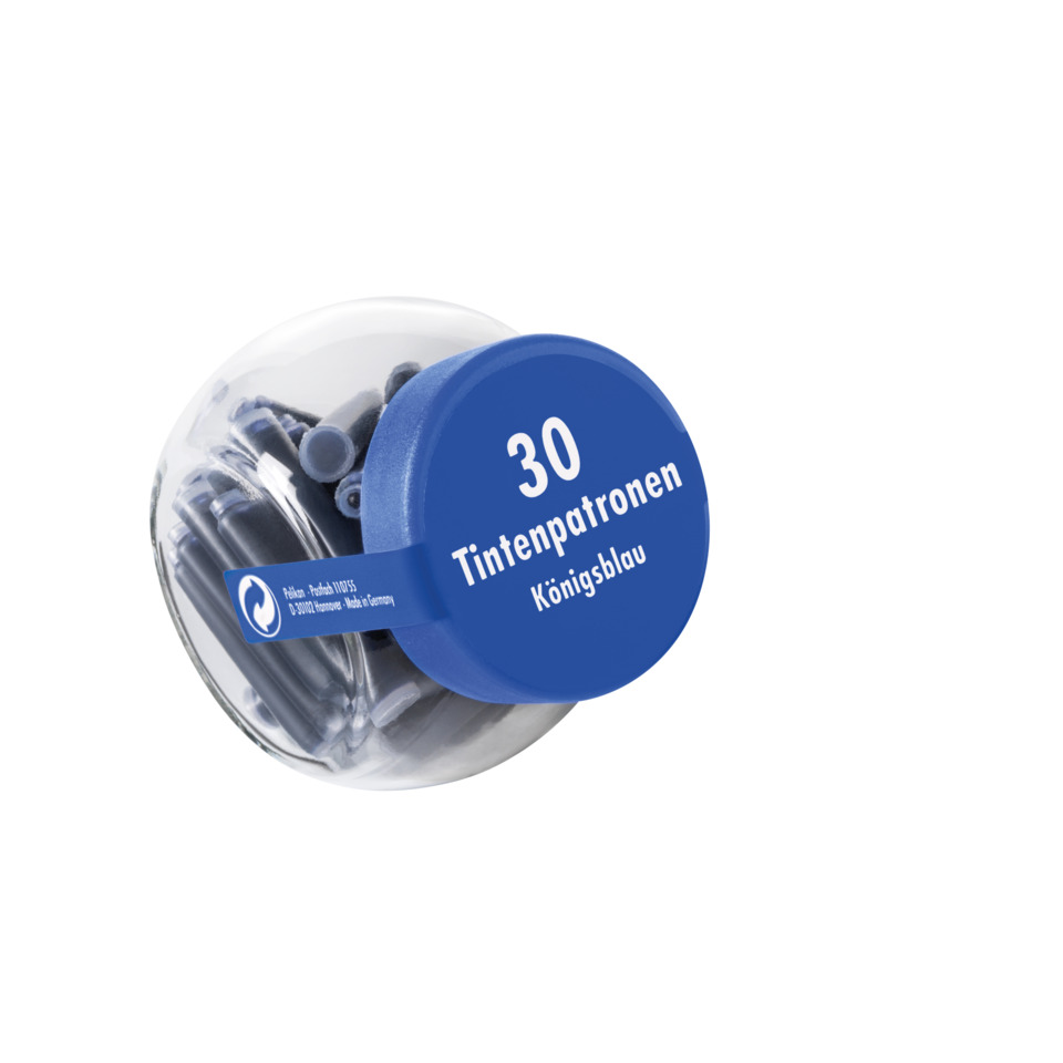 Stiftpatronen, Tintenpatronen, Königsblau, Runddose, 50er Pack?