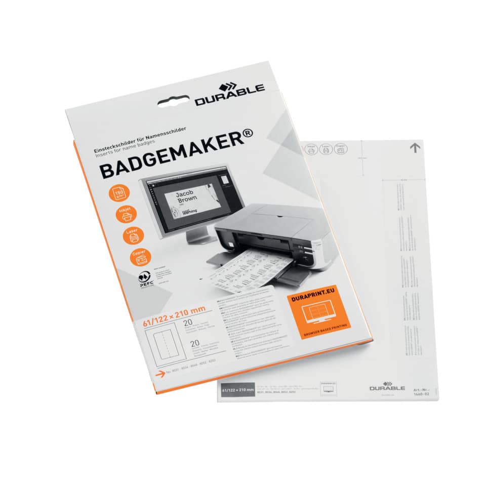 Labeldrucker, Badgemaker, Drucker, Etikettenpapier, Namensschild