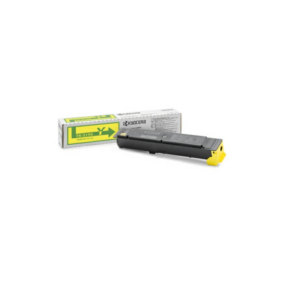 Lasertoner TK-5195Y, 7.000 Seiten, yellow KYOCERA-MITA 1T02R4ANL0