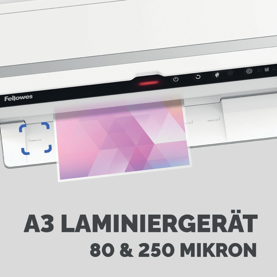 A3 Laminiergerät, Laminiergerät, Laminierset, 80 & 250 Mikron, Laminate machine