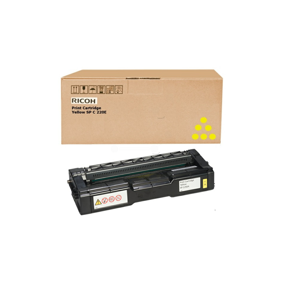 Druckerpatrone, Tonerkassette, Gelb, Kassette für Drucker, Ricoh-Kompatibler Patrone