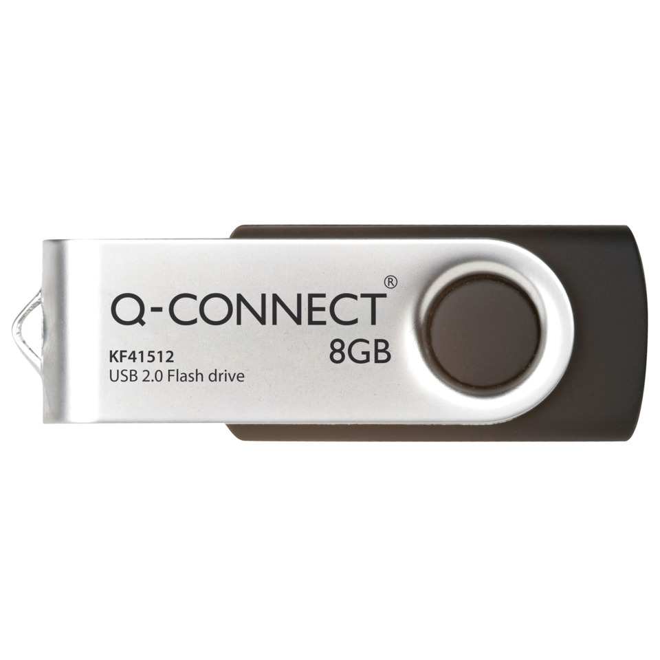 usb, usb-flashdrive, 8gb, metall, schwenkdeckel