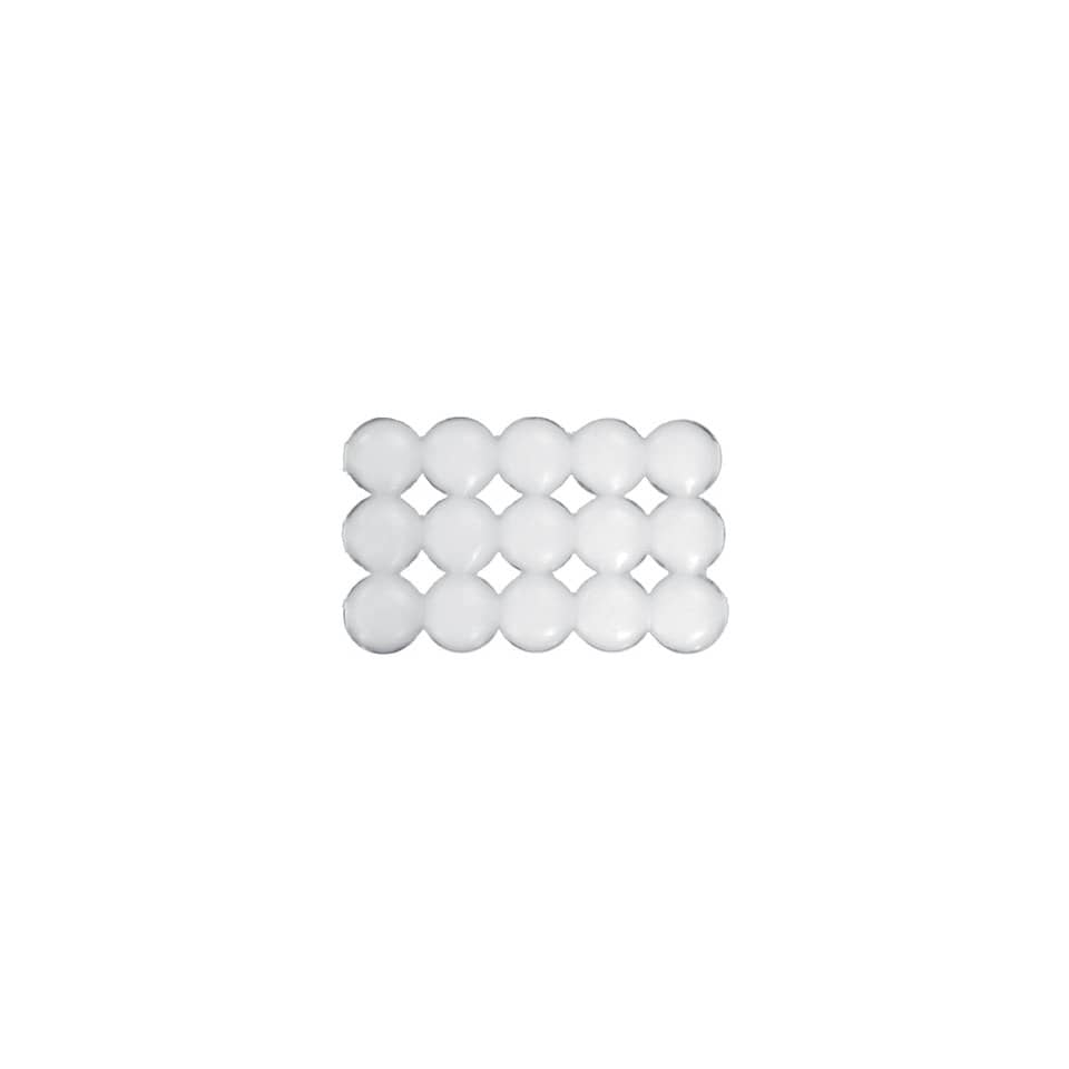 Wachsklebeplättchen, 15 Stück, Ø 15 mm, weiß  571907.004