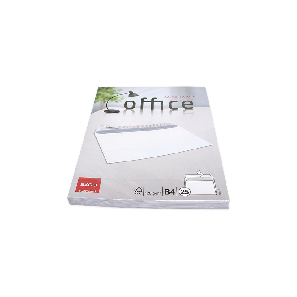 Office-Papier, A4-Blätter, Reines Weiß, Stapel, FSC-Logo