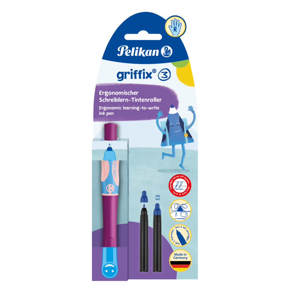 Ergonomischer Stift, Schreiblerntintenroller, Tintenroller, Schreibset, Ergonomisch