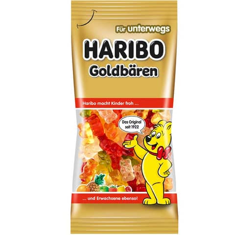 Fruchtgummi Mini-Goldbären, 75g HARIBO 908498