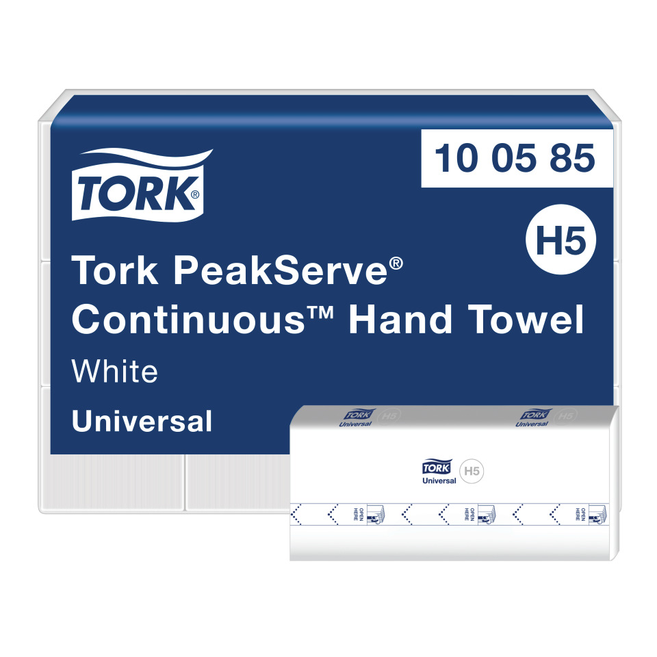 Tork, PeakServe, Handtuch, Weiß, Universal