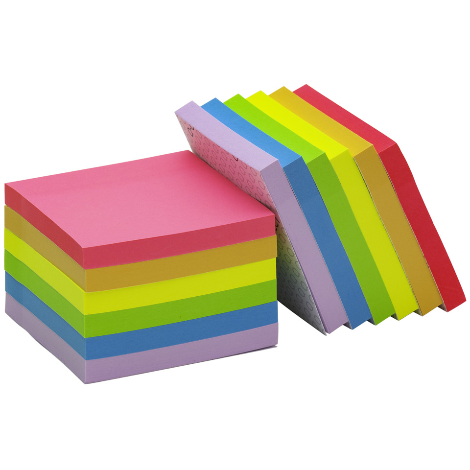 Post-it, Stifteblöcke, Notizblock, Neonfarben, Bunte Klebezettel