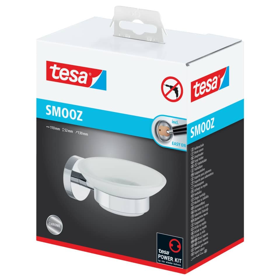 Duschhalter, Sabbathhalter, Chrom, Smoob, Tesa Verpackung