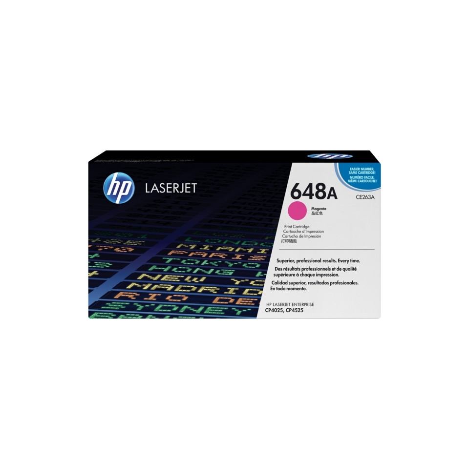 laserjet, tintenpatrone, magenta, hp, ce263a, laserjet, druckerpatrone, magenta, 648A, hp