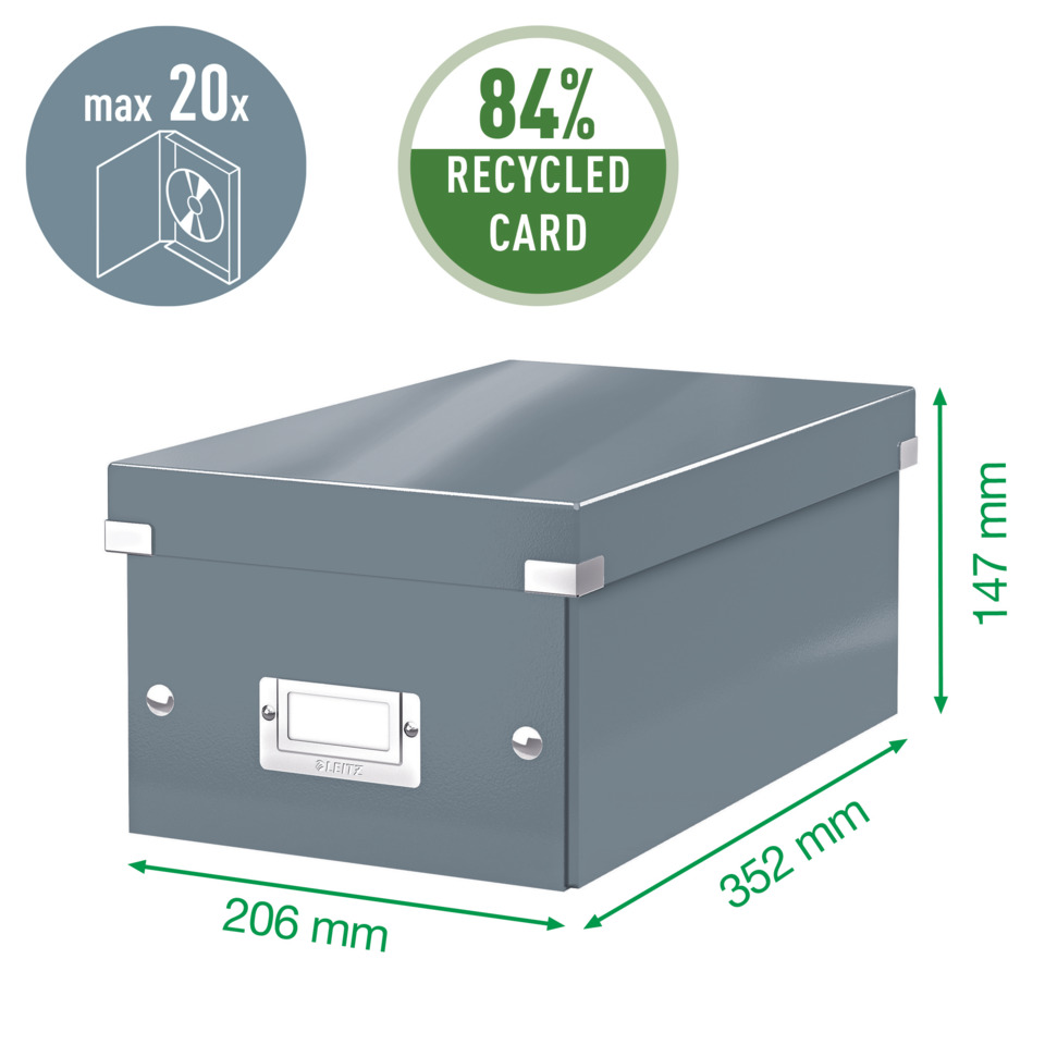 Box, Aufbewahrung, Metallbox, Deckel, Abmessungen 147x206x352