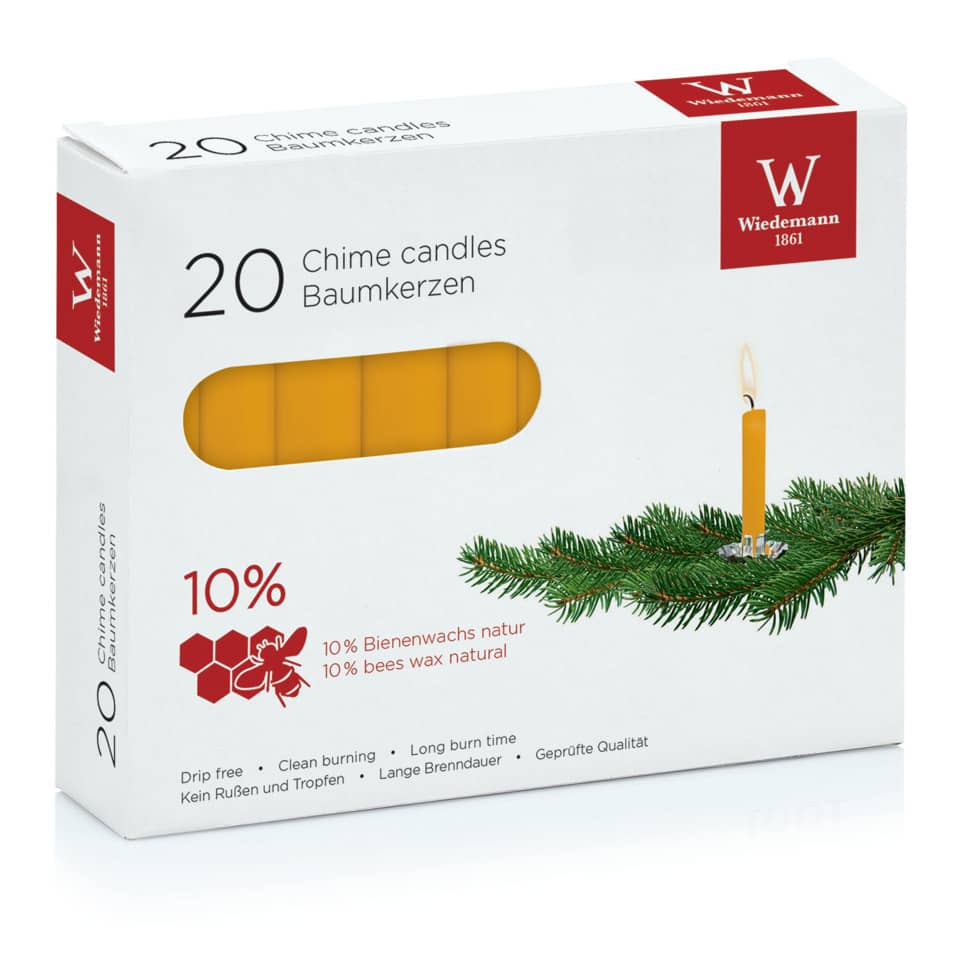 Chime candles, Bees wax, Beeswax candles, Gelb, Stabkerzen
