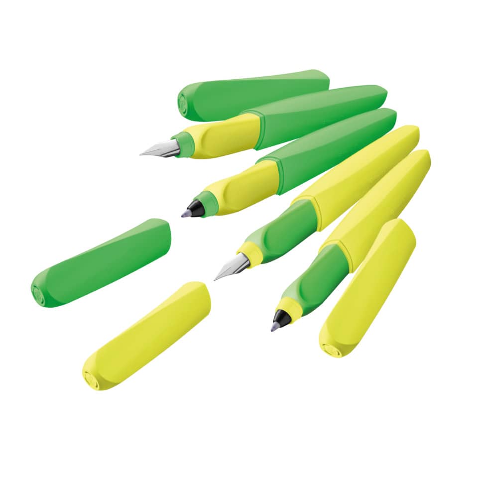 Korrekturmarker, Marker, Fluoreszierend, Gelbgrün, Stiftset