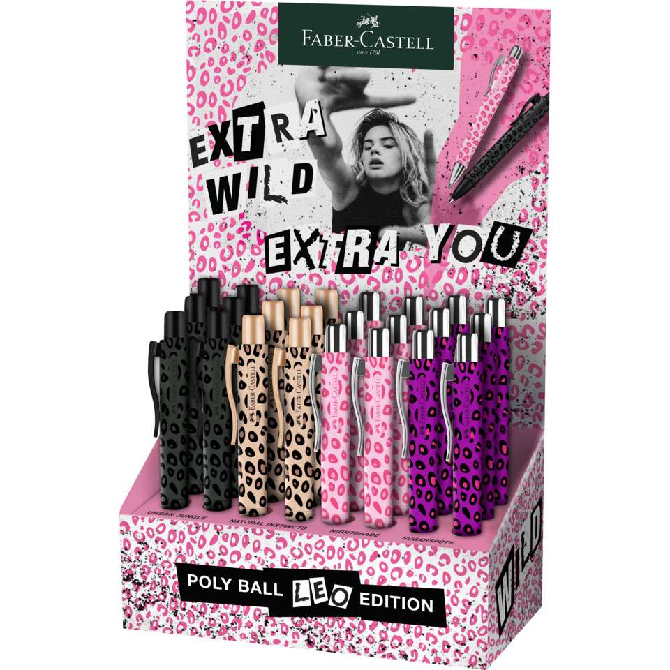 Makeup-Stift, Leopardendruck, Neon-Pink, Flüssigliner, Geschenkset