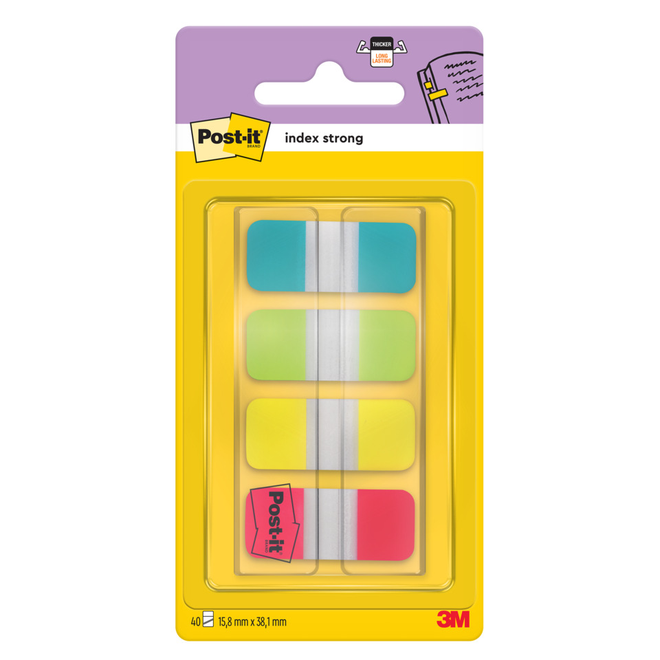 Post-it, Notizstreifen, Haftnotizen, Bunte Klebezettel, Klebezettel-Set
