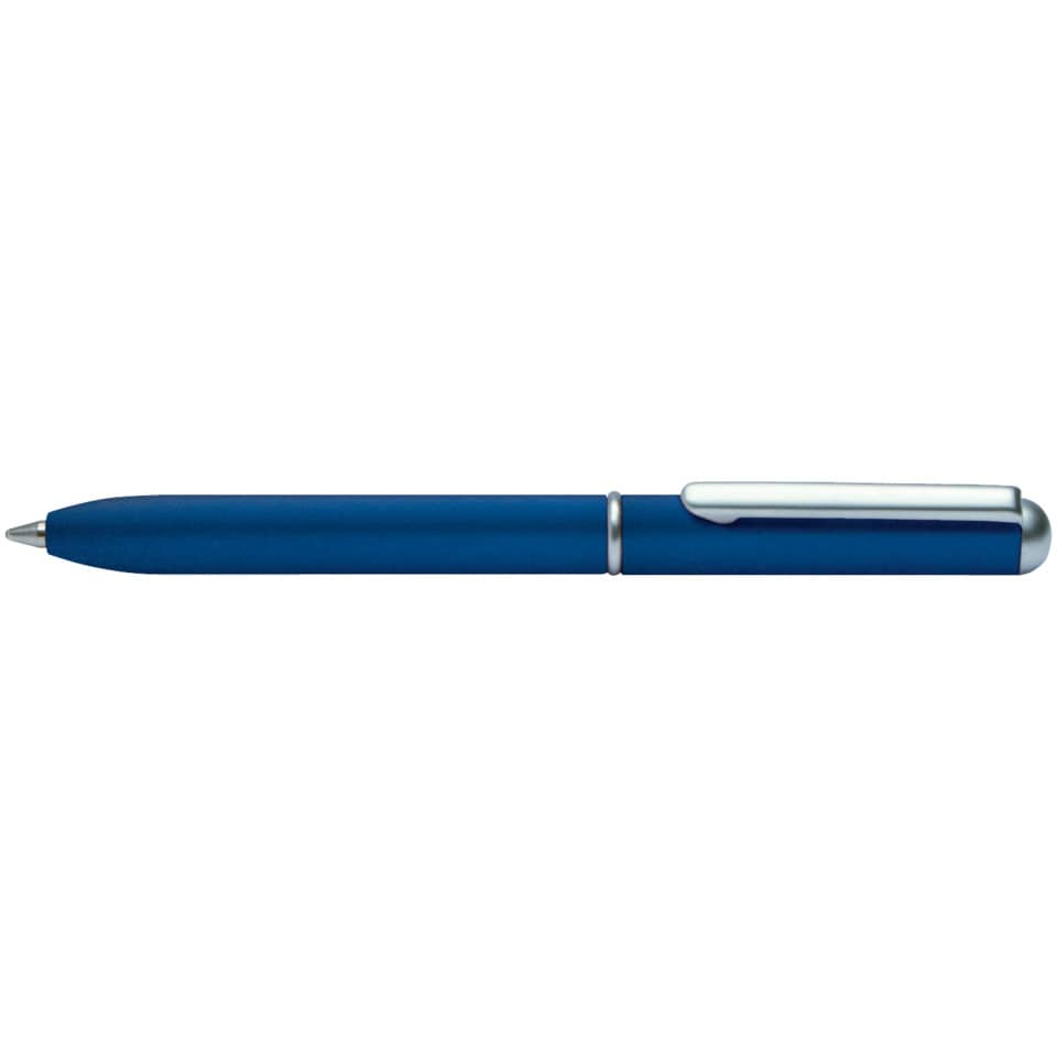 Kugelschreiber, Kugelschreiber blau, Blau, Metallclip, Kunststoffkörper