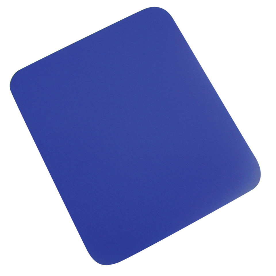 blaues Quadrat, abgerundete Ecken, Karte aus Kunststoff, Karte, blaue Farbe