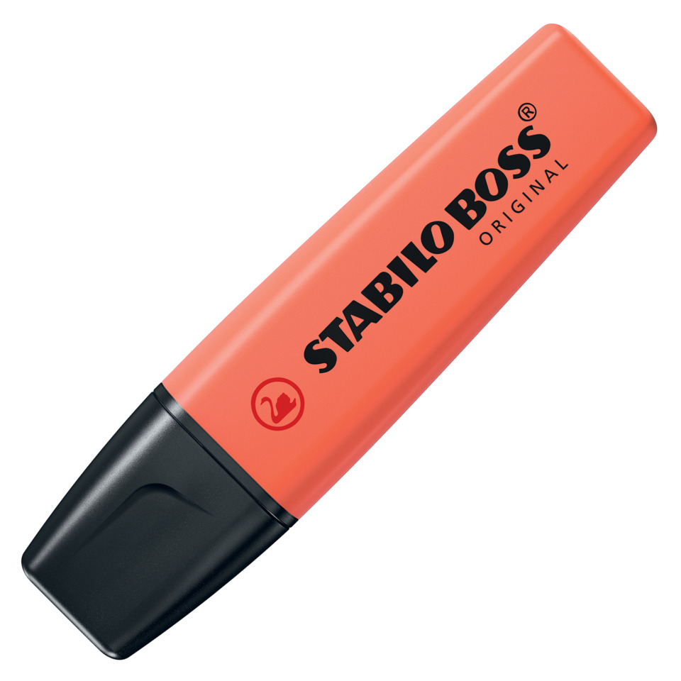hochlighters, koralle, stift, marker, stabilo boss