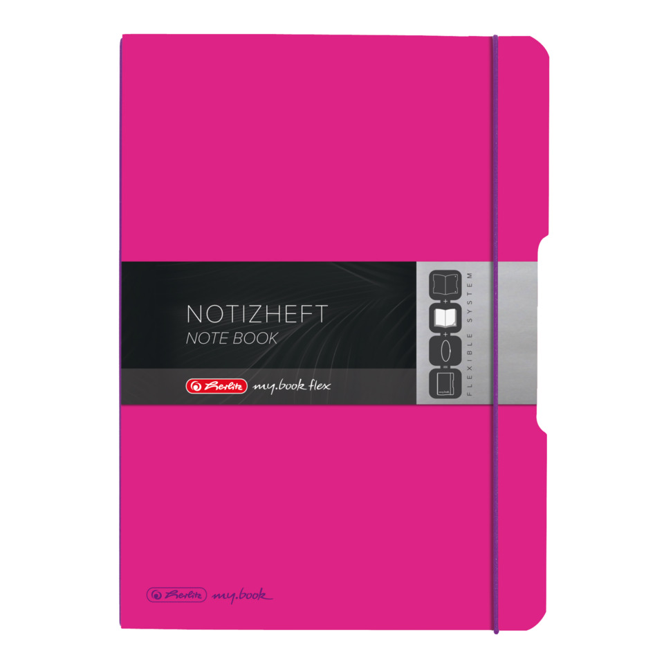Notizbuch, Notizheft, A5, Magenta, .Künstler?