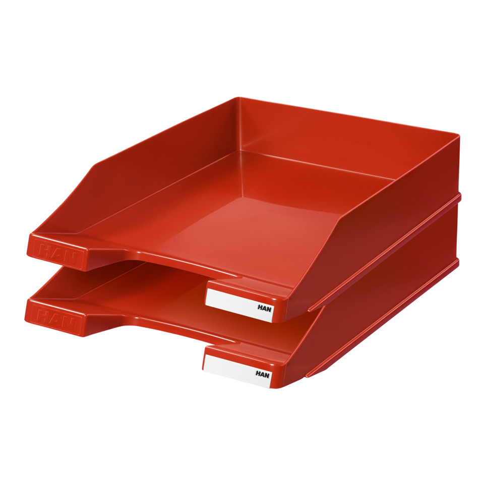 x-aisle tray, document holder, red file tray, two-tier tray, desk organizer