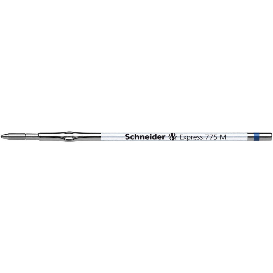 ballpoint, refillable, schneider, metal, blue-cap