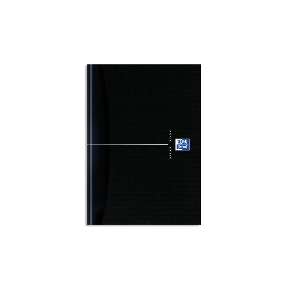 Notizbuch, Schwarz, Hardcover, Büro, Oxford