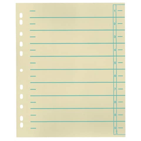 Trennblatt, A4, 230g/m², 100 Stück, grün  9531101100