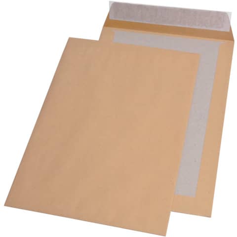 Papprückwandtasche, C4, 110g/m², Haftklebend, braun MAILMEDIA 30002367
