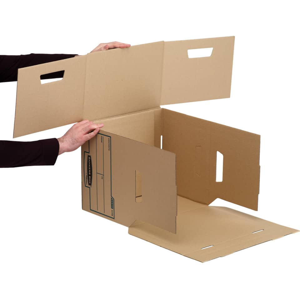 Kartonbox, Umreifung?, Transportschachtel, Faltbox, Umzugskarton