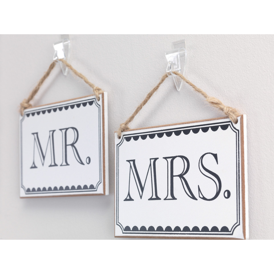 mr sign, mrs sign, deko schild, hängend schild, hochzeitsdeko