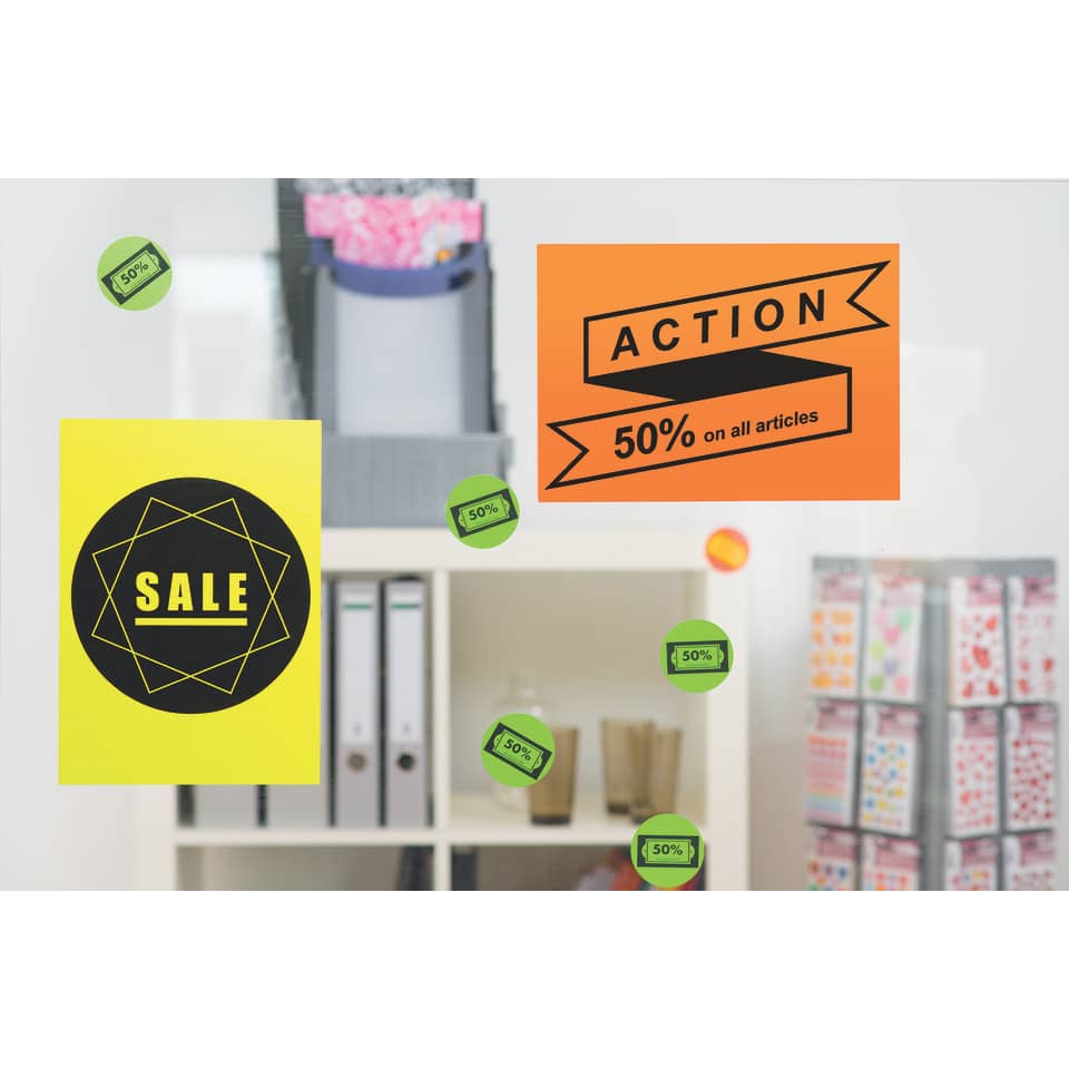 sale, rabatt, poster, büro, promotion