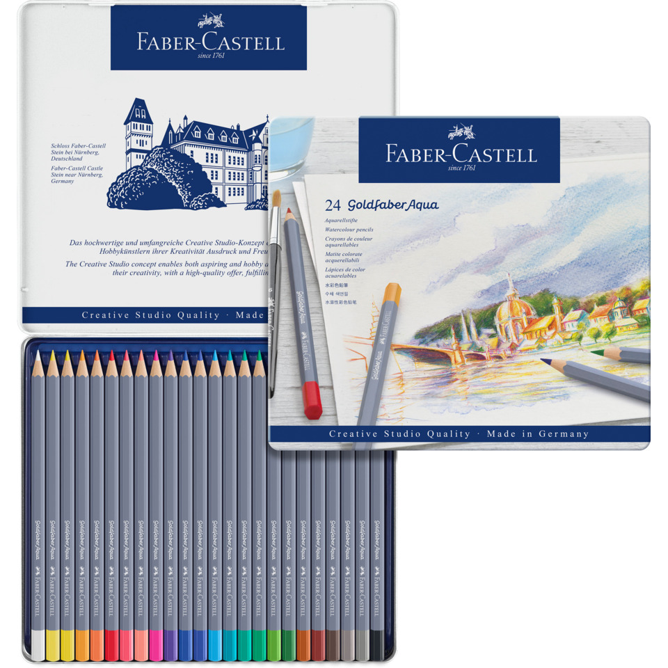 Bleistiftset, Aquarellstifte, Farbstifthüllen, Farbenstifte, Kunstset