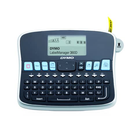 Beschriftungsgerät LabelManager™ 360D, QWERTZ-Tastatur, blau/silber DYMO S0879520 Beschriftungsgerät LabelManager™ 360D, QWERTZ-Tastatur, blau/silber DYMO S0879520