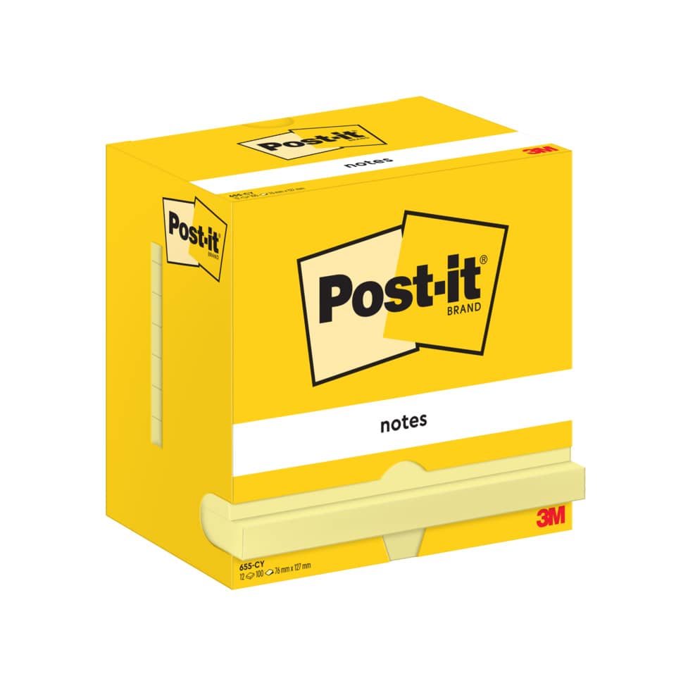 Post-it notes, Notizblöcke, Gelb, Haftnotizen, Klebefläche